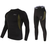 Men’s fleece lined thermal underwear set