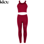 Two Piece Sexy Sporting Bra and Leggings