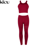 Two Piece Sexy Sporting Bra and Leggings