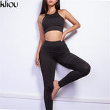 Two Piece Sexy Sporting Bra and Leggings